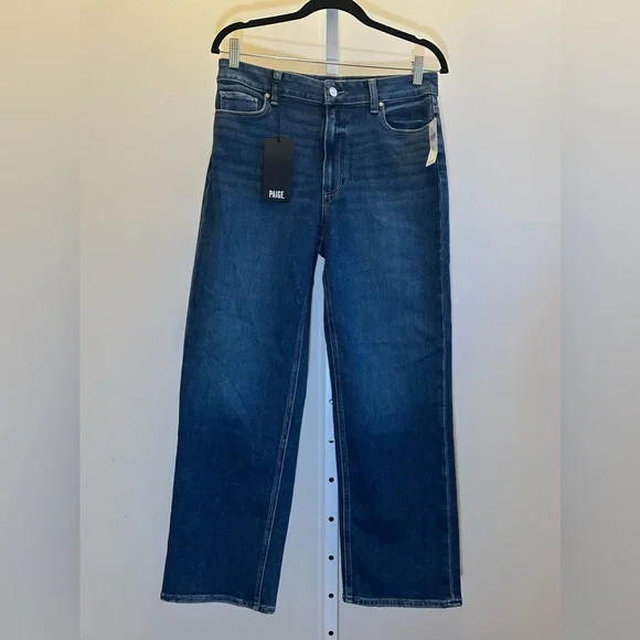 PAIGE Anessa High Rise Straight Leg Jeans Arpeggio Wash Size 28 NWT $249 - Picture 2 of 13